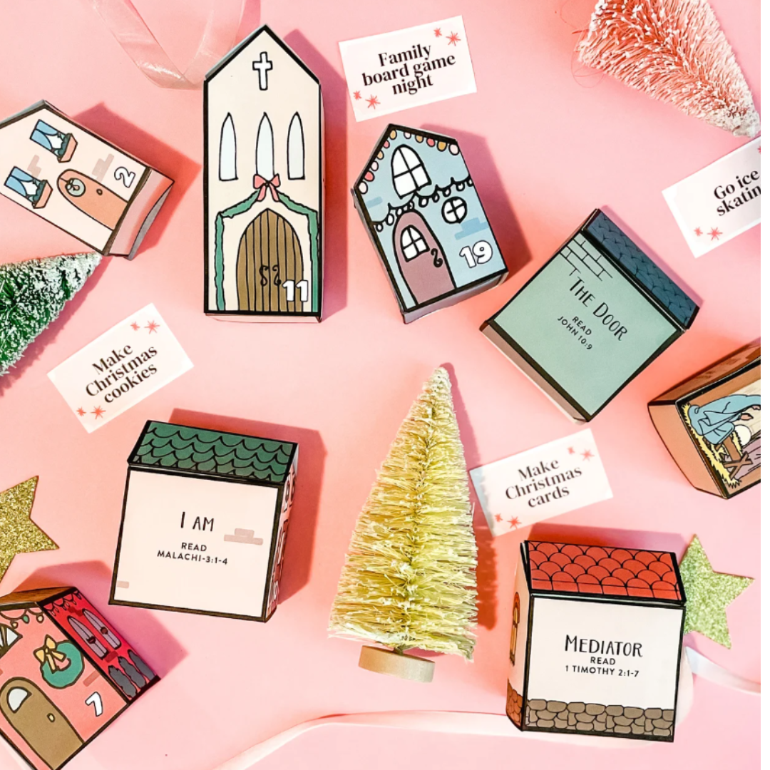 Pueblo de Adviento imprimible