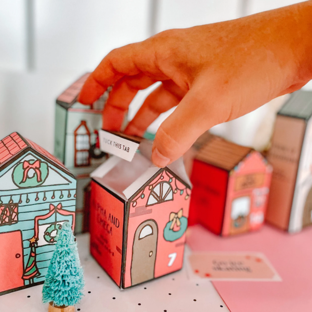 Pueblo de Adviento imprimible