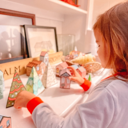 Pueblo de Adviento imprimible