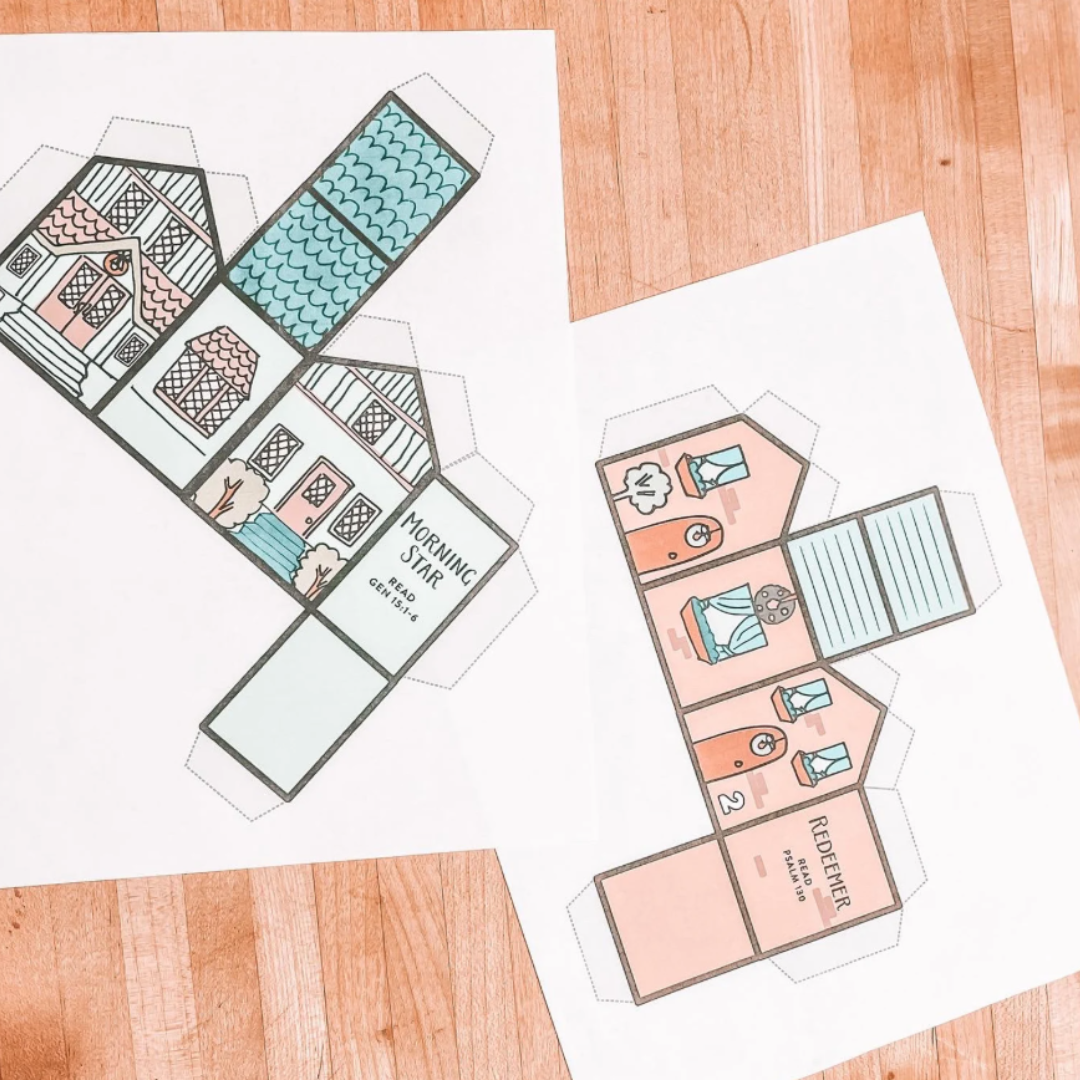 Pueblo de Adviento imprimible